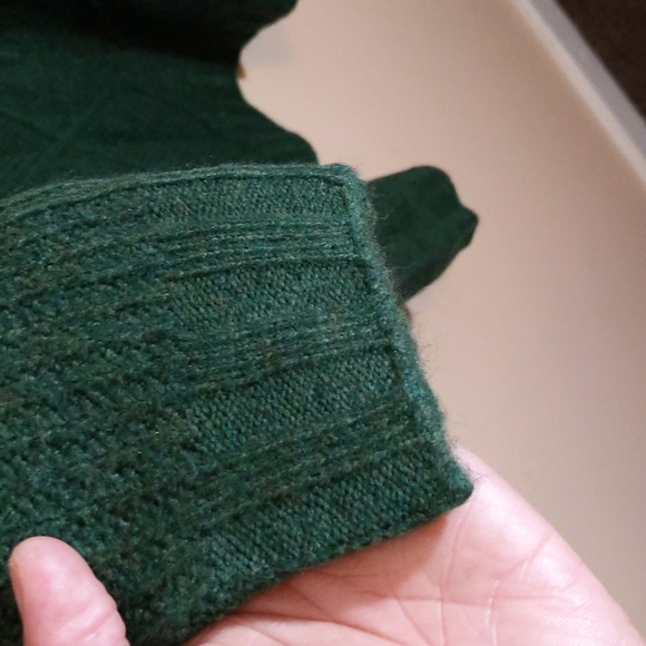 Joe Fresh| NWT Green Midi Knit Sweater Dress With Pattern Acrylic Blend - Picture 3 of 13